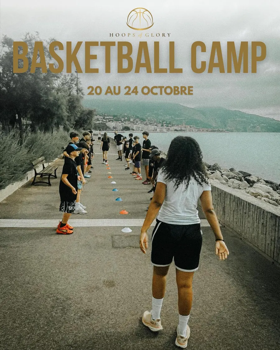 Stage de basket à Menton, vacances d'octobre : du 20 au 24 octobre.
