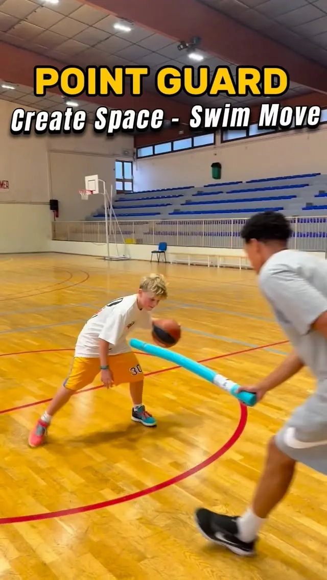 Point guard : create space, swim move.